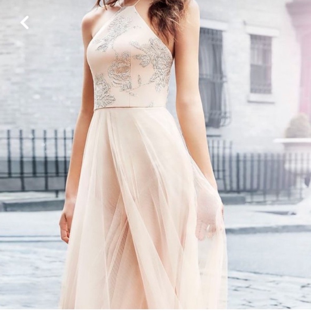 Haley Paige Occasions Blush Dress